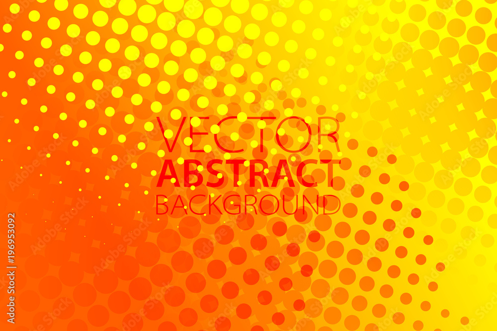 Poster background colorful halftone gradient vector. abstract backround with colorful halftone elements. ge