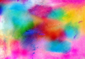 Colorful abstract ink texture with splashes and spatters. Modern creative background for trendy design.