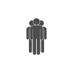 leader among colleagues icon. Element of leader elements illustration. Premium quality graphic design icon. Signs and symbols collection icon for websites, web design, mobile app