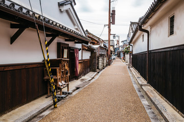 Fototapeta na wymiar Japanese old traditional town Imaicho in Nara, Japan