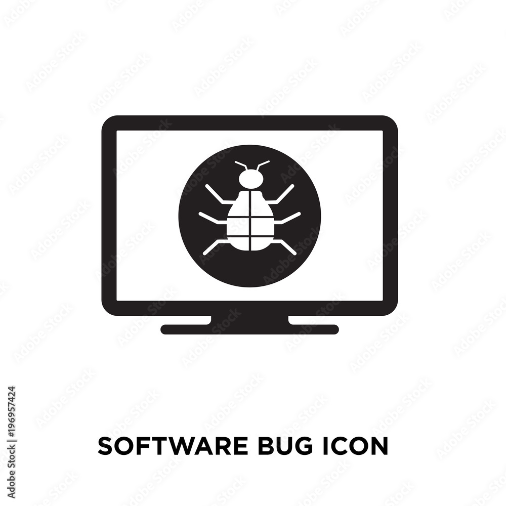 Poster software bug icon
