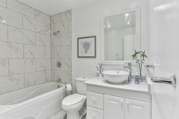 Naklejka na ściany i meble Bathroom modern Interior