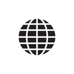 globe, global, public filled vector icon. Modern simple isolated sign. Pixel perfect vector  illustration for logo, website, mobile app and other designs