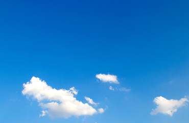 Blue sky background with clouds, Sky nature landscape