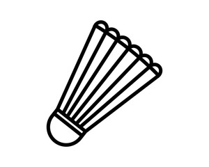 shuttlecock icon sport sport equipment tool utensil image vector