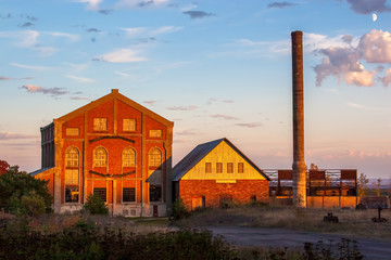 Abandoned mining factory in Marquette, Michigan 
