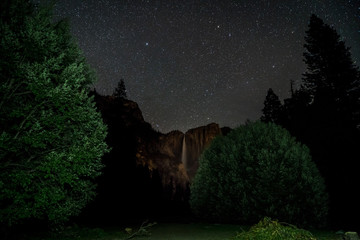 Stars in Yosemite Valley