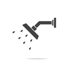 Shower icon vector isolated