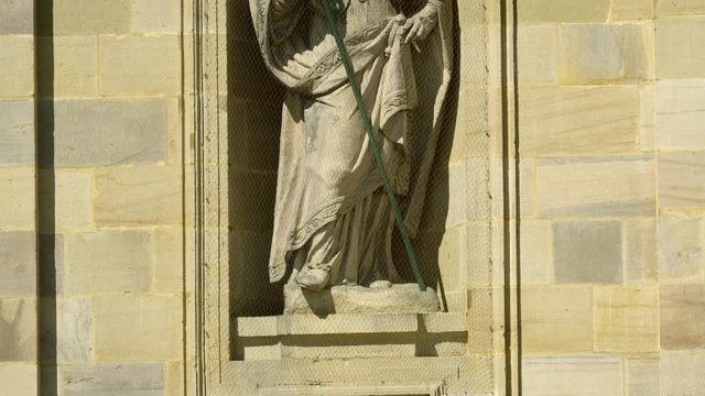 The Cathedral of St. Salvator in Fulda (Cathedral of Fulda) is the cathedral church of the Diocese of Fulda and the Holy Sepulcher of St. Boniface, Sep. 2017, Fulda, Germany