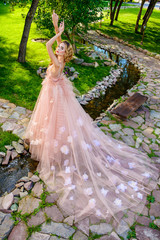 Fototapeta premium long wedding dress