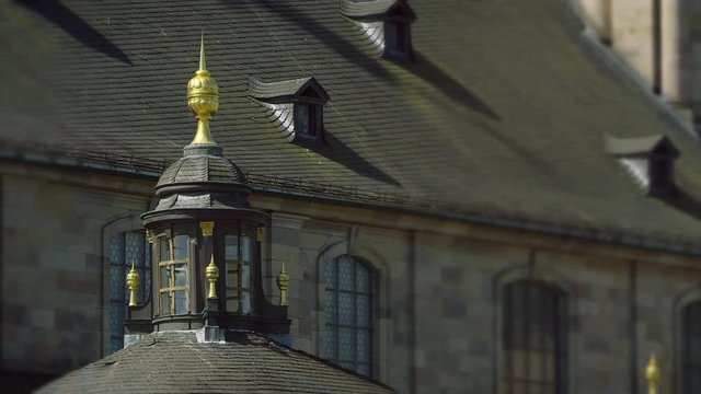 The Cathedral of St. Salvator in Fulda (Cathedral of Fulda) is the cathedral church of the Diocese of Fulda and the Holy Sepulcher of St. Boniface, Sep. 2017, Fulda, Germany