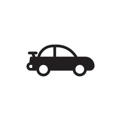 sports car filled vector icon. Modern simple isolated sign. Pixel perfect vector  illustration for logo, website, mobile app and other designs