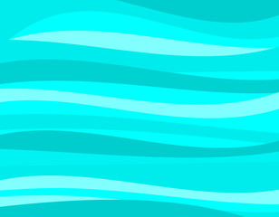 Abstract blue wave background texture,cartoon style,Sea vector.