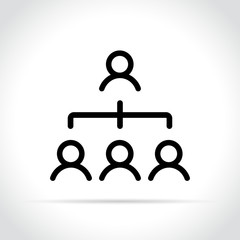 people icon on white background