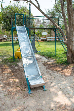children's playground on the open air
