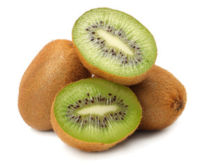 Obraz premium healthy food. kiwi fruit isolated on white background
