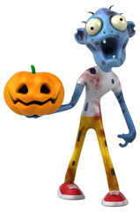 Fun zombie - 3D Illustration