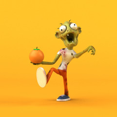 Fun zombie - 3D Illustration