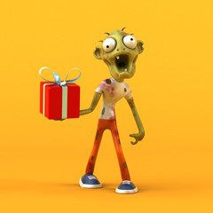 Fun zombie - 3D Illustration