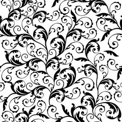 Seamless floral pattern background