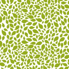 Seamless pattern leaves
