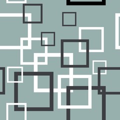 Obraz premium Abstract striped geometric seamless pattern on texture background in retro colors