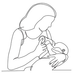 to feed a baby from a bottle
