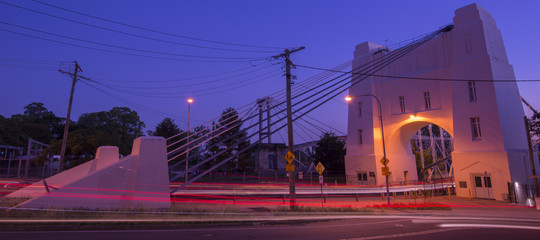 Walter Taylor Bridge also known as Indooroopilly Bridge in Brisbane, Queensland. © Rob D Wildlife