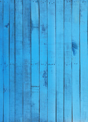 Fototapeta na wymiar Blue wooden wall
