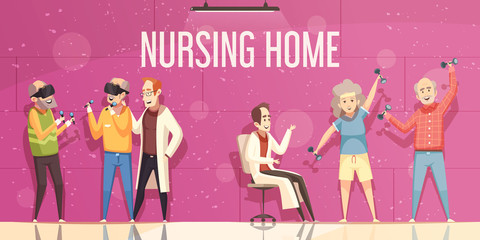 Nursing Home Illustration