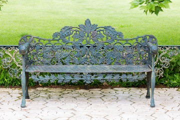 Bench in park