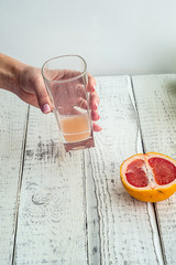 freshly squeezed grapefruit juice