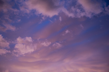 beautiful sunset cloudy sky