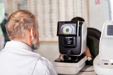 Optometric exam