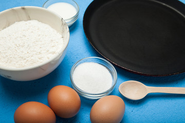 The recipe for cooking traditional pancakes.