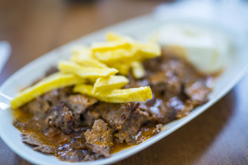 turkish kebab - arabian kebab - eat
