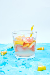 Healthy Detox citrus water or lemonade.