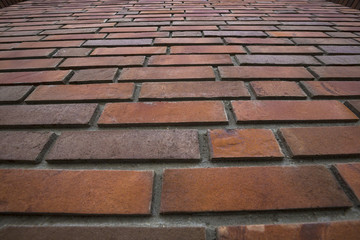 Red brick wall