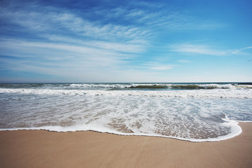 Sea and sandy beach