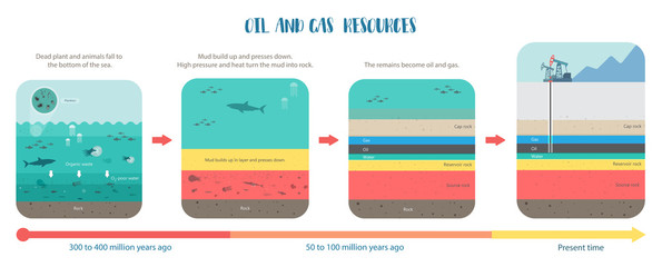 how to petroleum fossil fuel was form © trgrowth