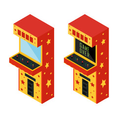 Isometric game machine
