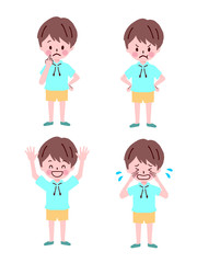 男の子　ジェスチャー　セット
