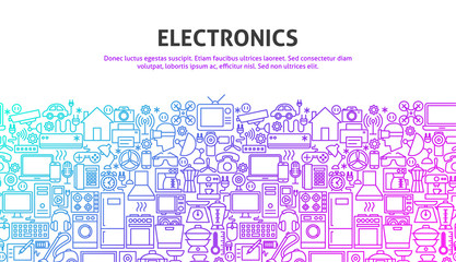 Electronics Web Concept