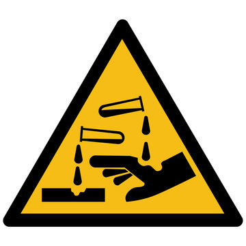 Corrosive Substance Sign