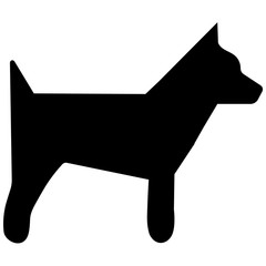 Dog vector icon