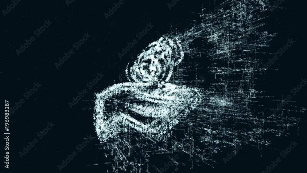Wall mural money logo, a design consisting of a code of numbers and a symbol. abstract cash icon in computer cy