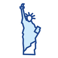 Freiheitsstatue / New York Vector Icon