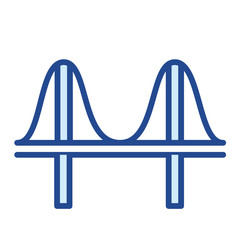 Golden Gate Bridge / San Francisco Vector Icon