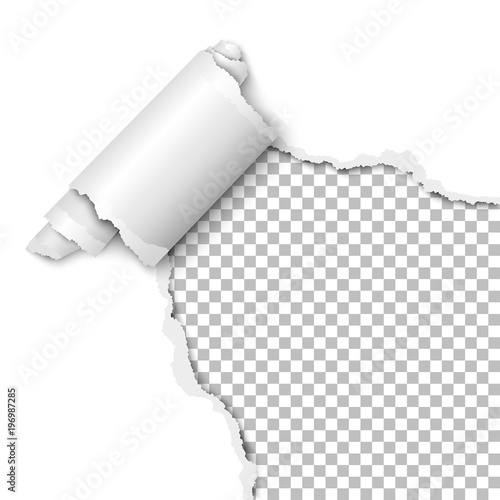 Vector Torn Hole Of Lower Right Corner Of The White Sheet Of Paper With Paper Curl And Transparent Background Of The Resulting Window Template Paper Design Wall Mural Pf Images Vector Torn Hole Of Lower Right Corner Of The White Sheet Of Paper With Paper Curl And Transparent Background Of The Resulting Window Template Paper Design Wall Mural Pf Images