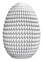 Egg consisting of a set of polygonal eggs